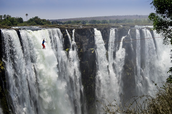 WOF 2014#49: Nyami Nyami - Slacklining at the Victoria Falls