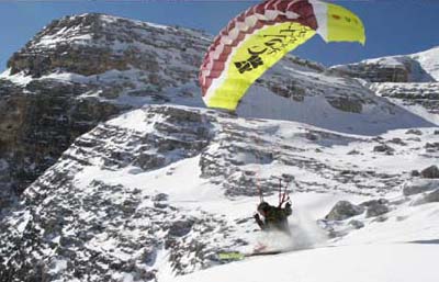 WOF #12/2008 english: Speedflying Pro Les Arcs 2008