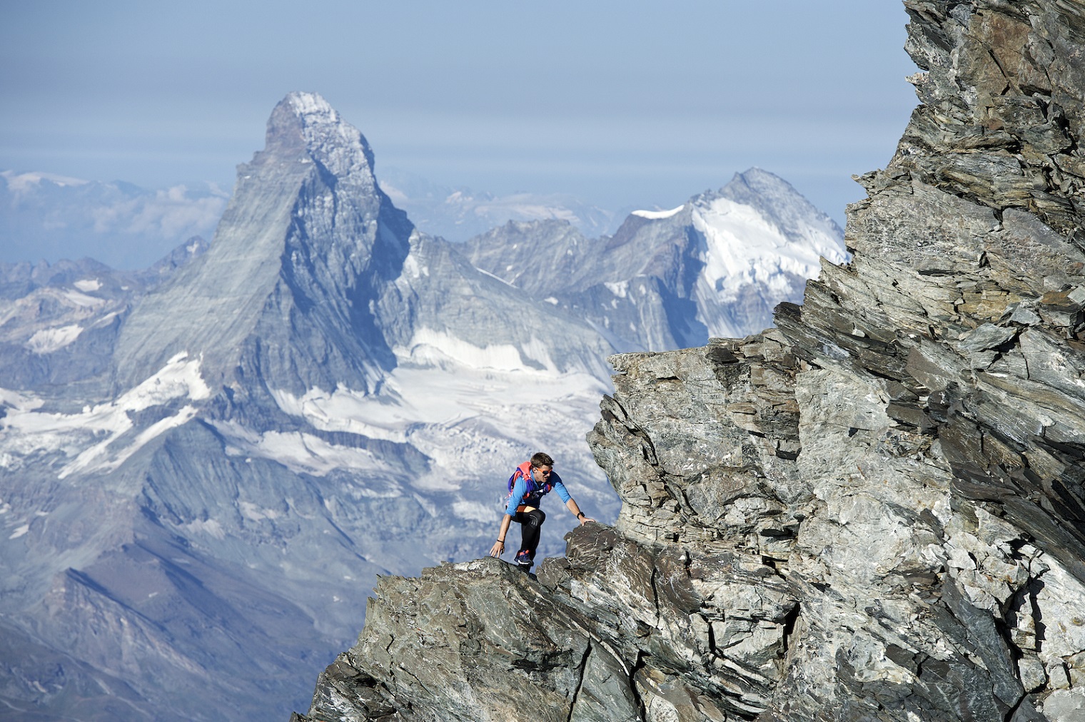 5 peaks in a day - Andreas Steindl - from Zermatt to Saas Fee (SUI)