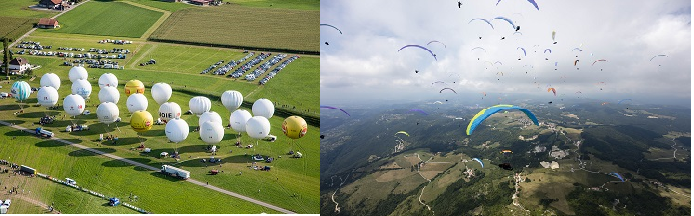 FAI 2017: Gordon Bennett Cup (SUI) & World Paragliding Championship (ITA) - 26min Highlight