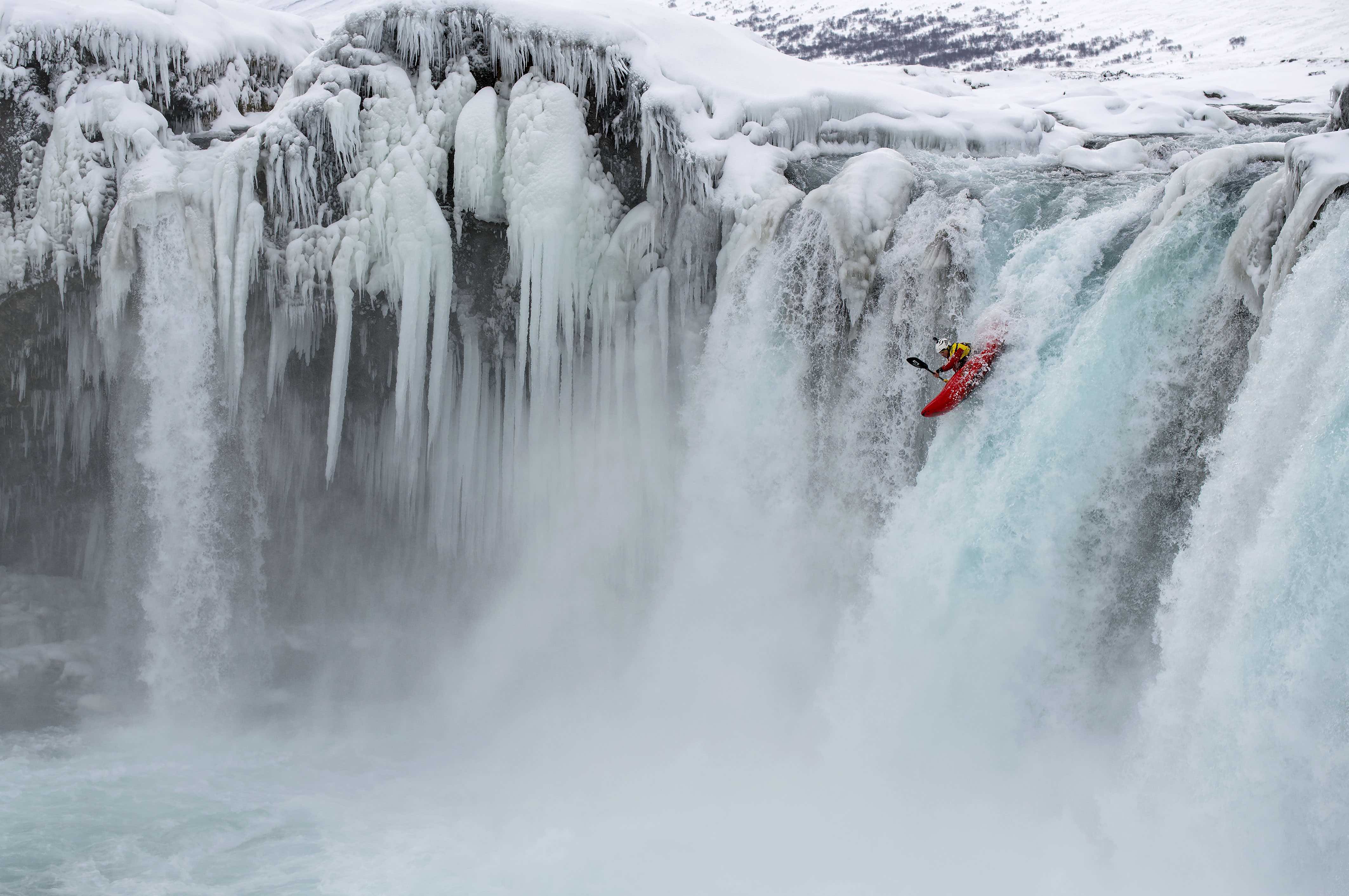 Frozen Waterfalls - Iceland