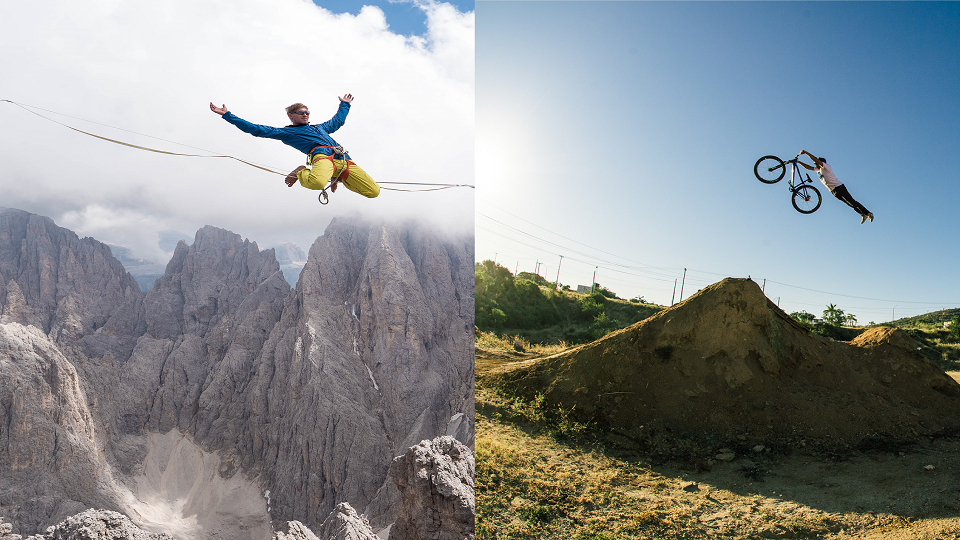 Outdoorsports Team Goes Slackline/MTB - Dolomites (ITA) & Baja (MEX)