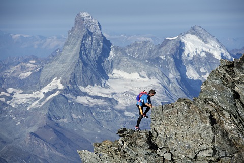 5 Peaks in One Day - Andreas Steindl - From Zermatt to Saas Fee (SUI)